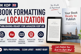 do england kdp formatting british localize for kindle paperback uploadready file