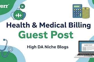 do health and medical billing guest post on high da niche blogs