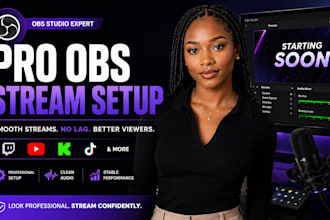 setup obs stream professionally for smooth live streaming