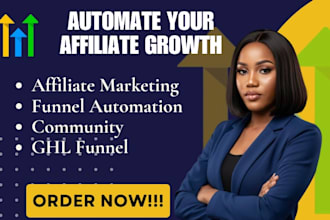 setup ghl community, ghl affiliate workflows and funnel automation