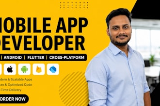 build a flutter app for android and ios