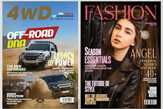 design modern, creative magazine covers