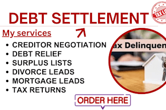 write persuasive debt relief and settlement letters to creditors