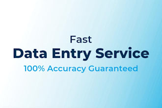 provide fast and accurate typing services