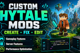 create custom hytale mods with clean source code and good performance