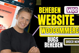 fix website bugs fix and woocommerce error or broken website fast