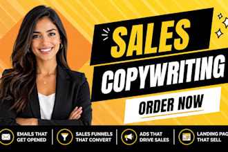 create highly persuasive sales copy and sales page copywriting
