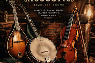 record professional mandolin, banjo, fiddle for your music, game or film