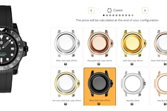 build 2d 3d watch configuration using shopify kickflip, zakeke, zepto