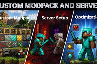 create fix and optimize custom minecraft modpacks for forge fabric server