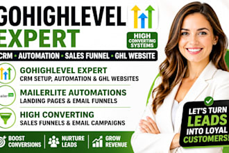 build high converting sales funnels and email campaigns