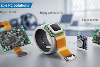 provide wearable pcb solution for medical, rigid flex, automotive and iot device