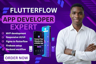 build flutterflow apps with firebase or supabase backend
