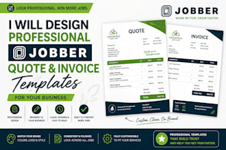 design professional jobber quote and invoice templates for your business