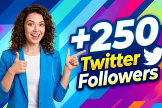 buy new 250 twitter followers organically