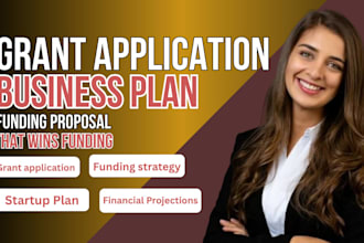 write grant applications and startup business plans
