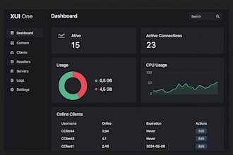 install, configure xui, xtreamui panel for you, server setup with security