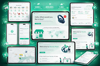 design a stunning mobile app or web uiux design in figma