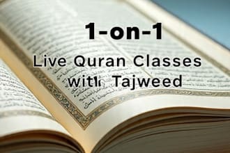 teach you quran with tajweed for kids and adults