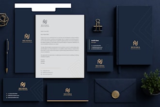 design premium brand identity for your modern business