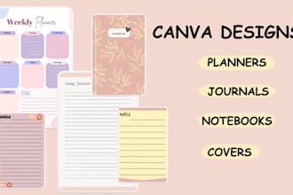 create aesthetic digital planners, journals, and notebooks
