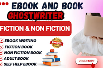 be your ebook ghostwriter book writer nonfiction ghostwriter KDP ebook writer