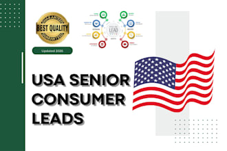 provide USA senior consumer active email leads lists updated