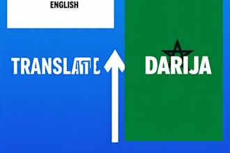 translate english to moroccan darija for social media