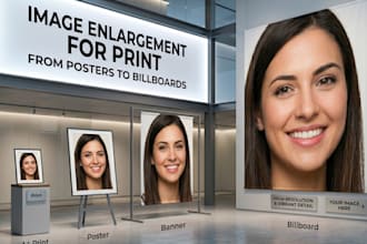resize, upscale and enhance images for billboard and large format printing