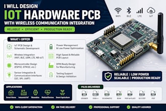 design iot hardware pcb with wireless communication integration