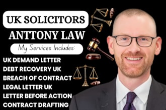 draft a uk demand letter for unpaid debt or breach of contract