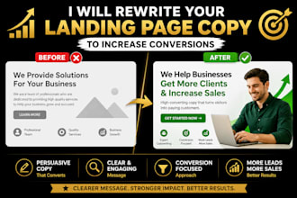 rewrite your landing page to increase conversions