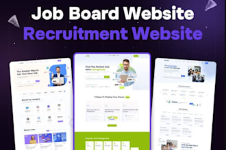 create recuitment website, job board portal website staffing wix hiring platform