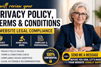 review privacy policy, terms and conditions for shopify, saas, business website