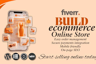design ecommerce website online store webshop with wordpress and woocommerce