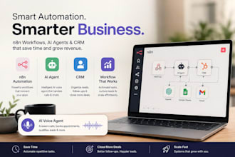 build n8n ai automation crm workflow and ai voice agent