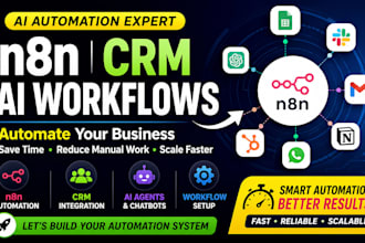 build n8n ai automation crm workflow and ai voice agent