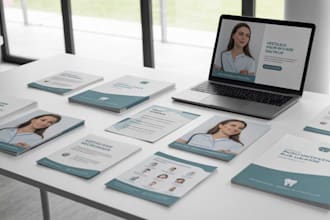 design a professional medical brochure or healthcare flyer
