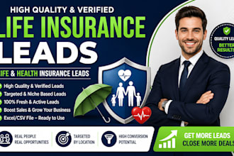 generate life insurance and health insurance leads for you
