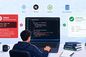 do error handling in react javascript node