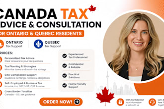 provide canada tax advice and consultation for ontario and quebec residents