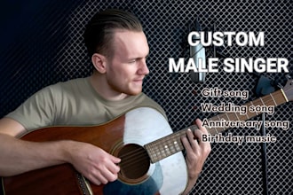 sing topline custom birthday anniversary wedding congratulations song