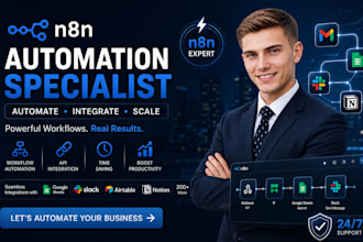 make automation expert n8n automation specialist zapier automation specialist