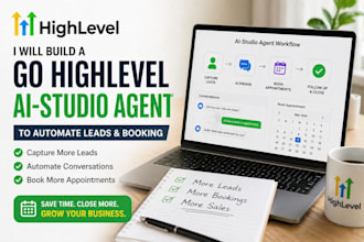 build a gohighlevel ai studio agent to automate leads and bookings