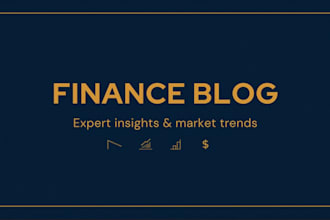 write seo optimized finance and trading blog articles