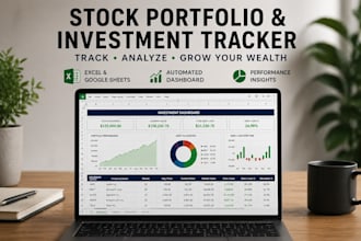create a smart stock portfolio tracker in excel with automation