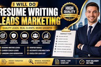 do resume writing leads marketing