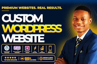 do wordpress website development, design or redesign wordpress blog website