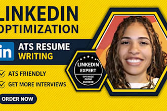 setup social media linkedin profile optimization outreach for ats resume writing
