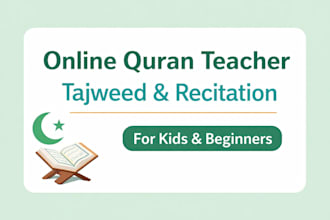 teach quran with tajweed for kids and beginners